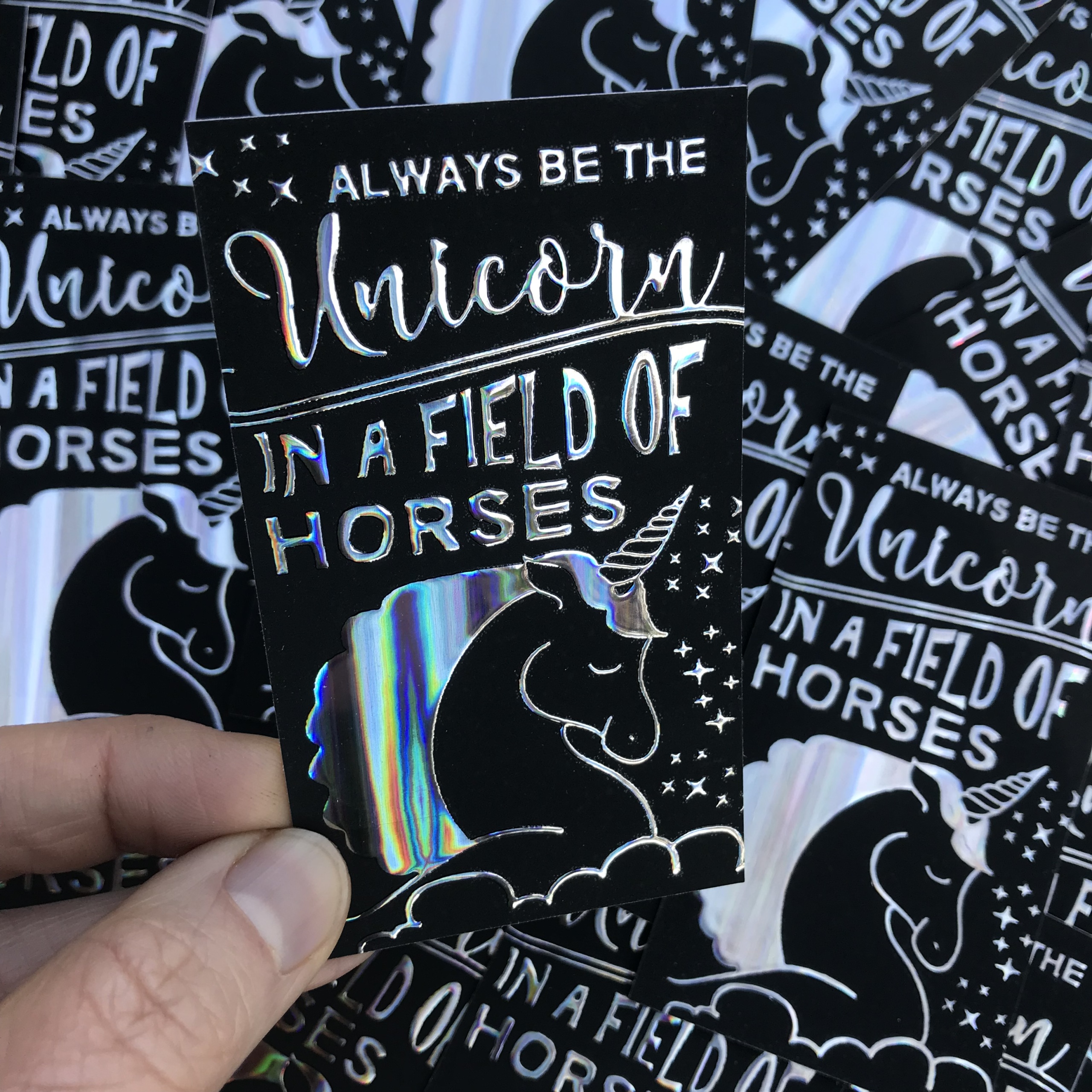 RAISED HOLOGRAPHIC FOIL – Suede Cardstock – Copy-It – San Diego